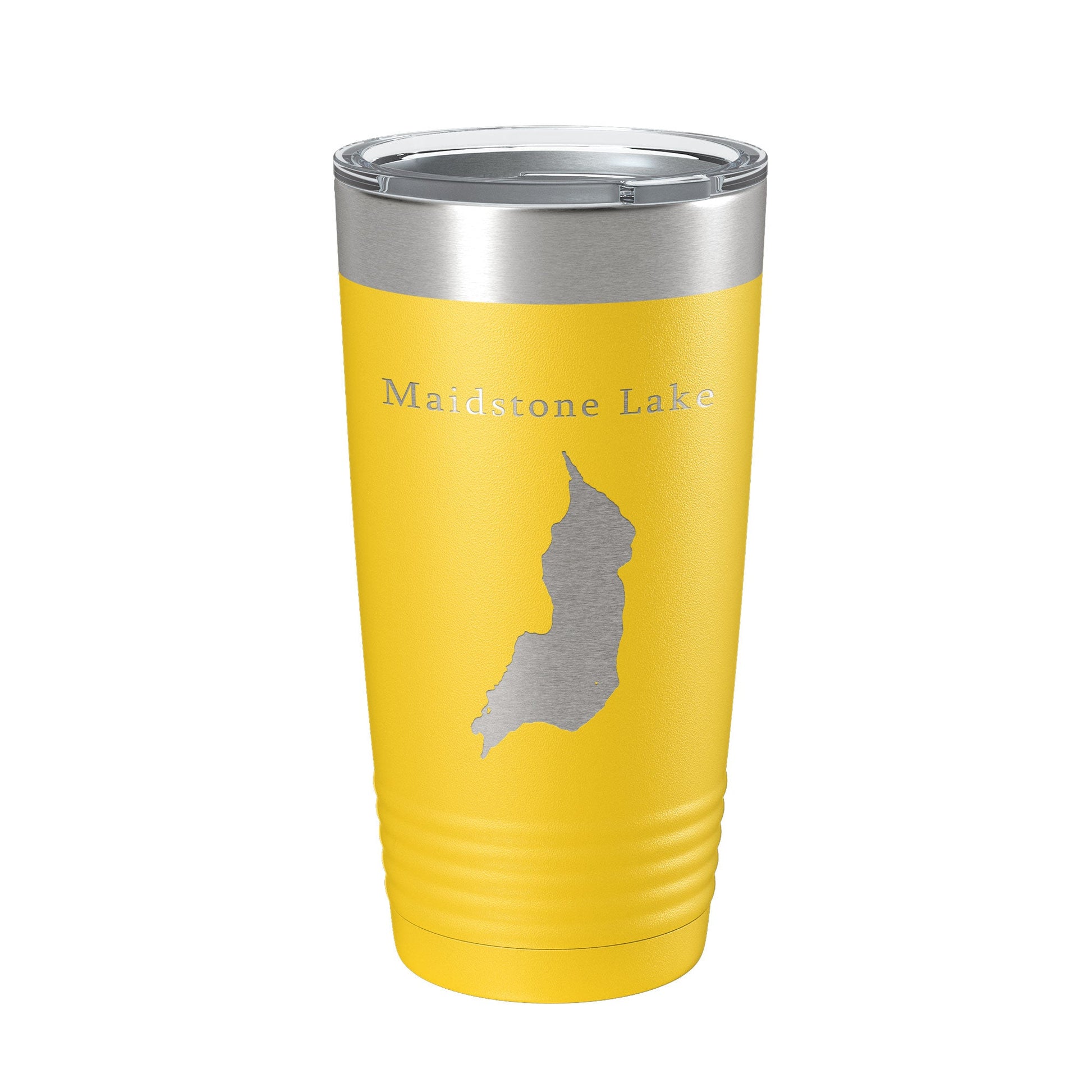 Maidstone Lake Map Tumbler Travel Mug Insulated Laser Engraved Coffee Cup Vermont 20 oz-4
