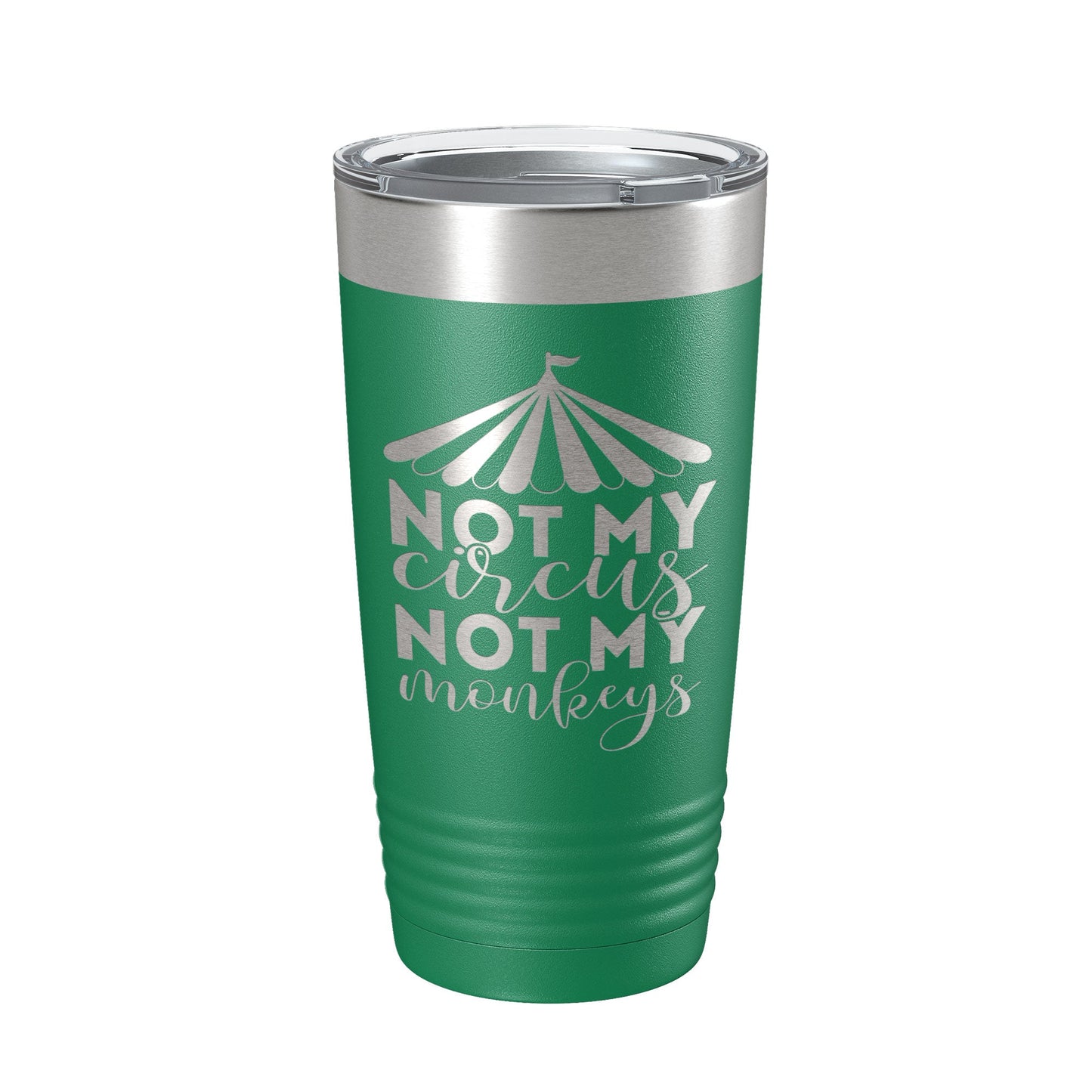Not My Circus Not My Monkeys Tumbler Travel Mug Insulated Laser Engraved Coffee Cup Funny Retirement Gift 20 oz-9