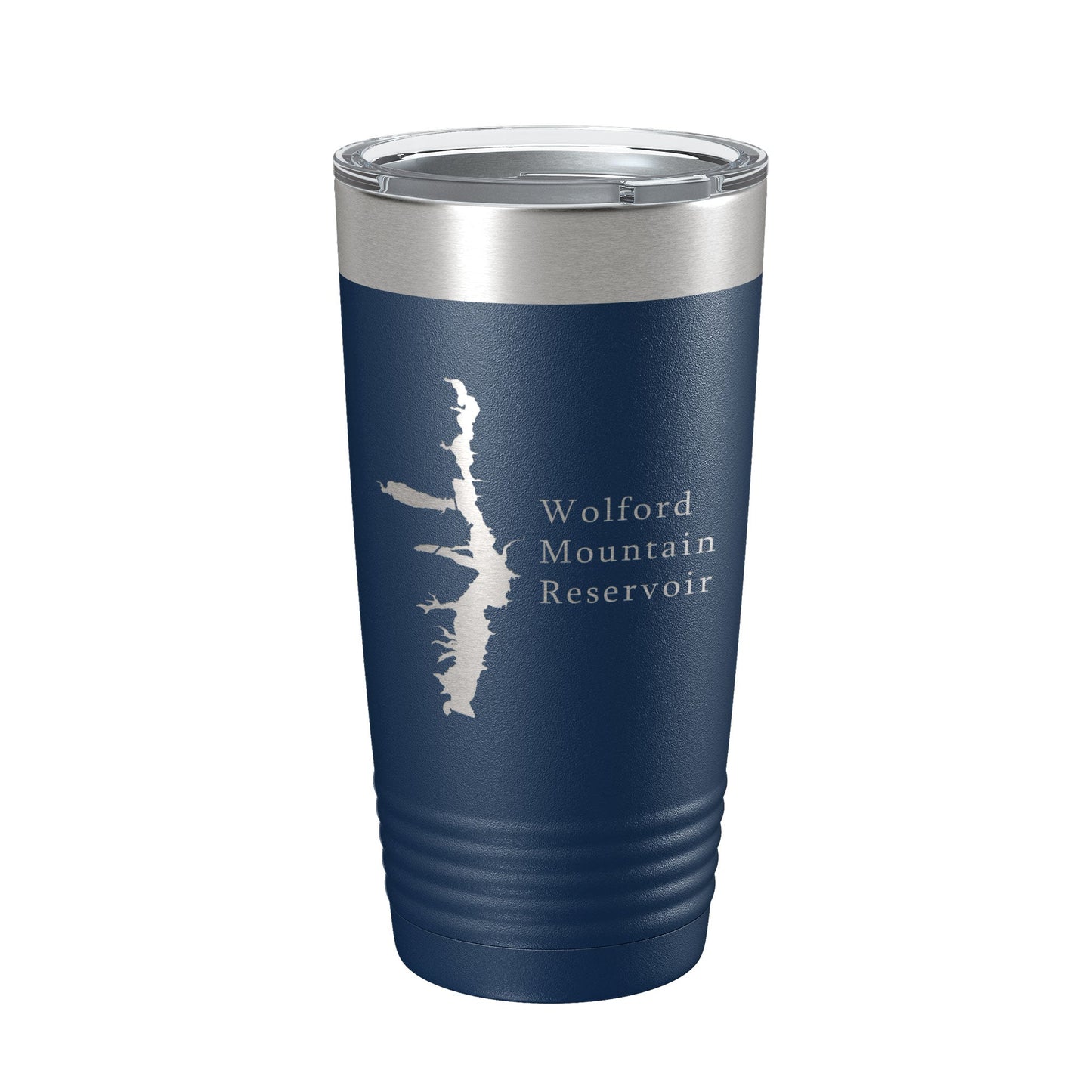 Wolford Mountain Reservoir Tumbler Lake Map Travel Mug Insulated Laser Engraved Coffee Cup Colorado 20 oz-8