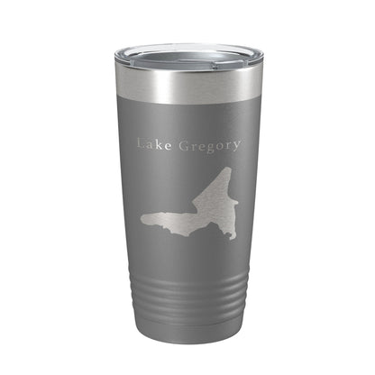 Lake Gregory Map Tumbler Travel Mug Insulated Laser Engraved Coffee Cup California 20 oz-16