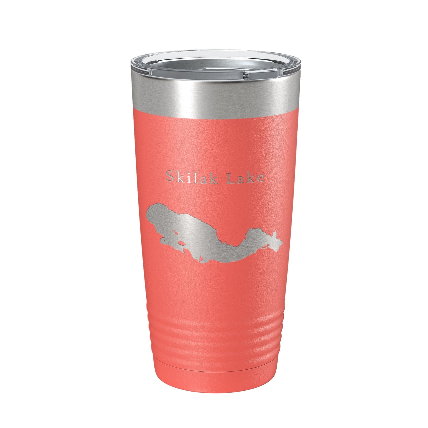 Skilak Lake Map Tumbler Travel Mug Insulated Laser Engraved Coffee Cup Alaska 20 oz-20
