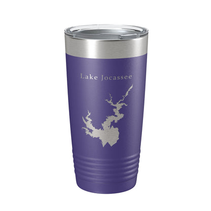 Lake Jocassee Map Tumbler Travel Mug Insulated Laser Engraved Coffee Cup North South Carolina 20 oz-15