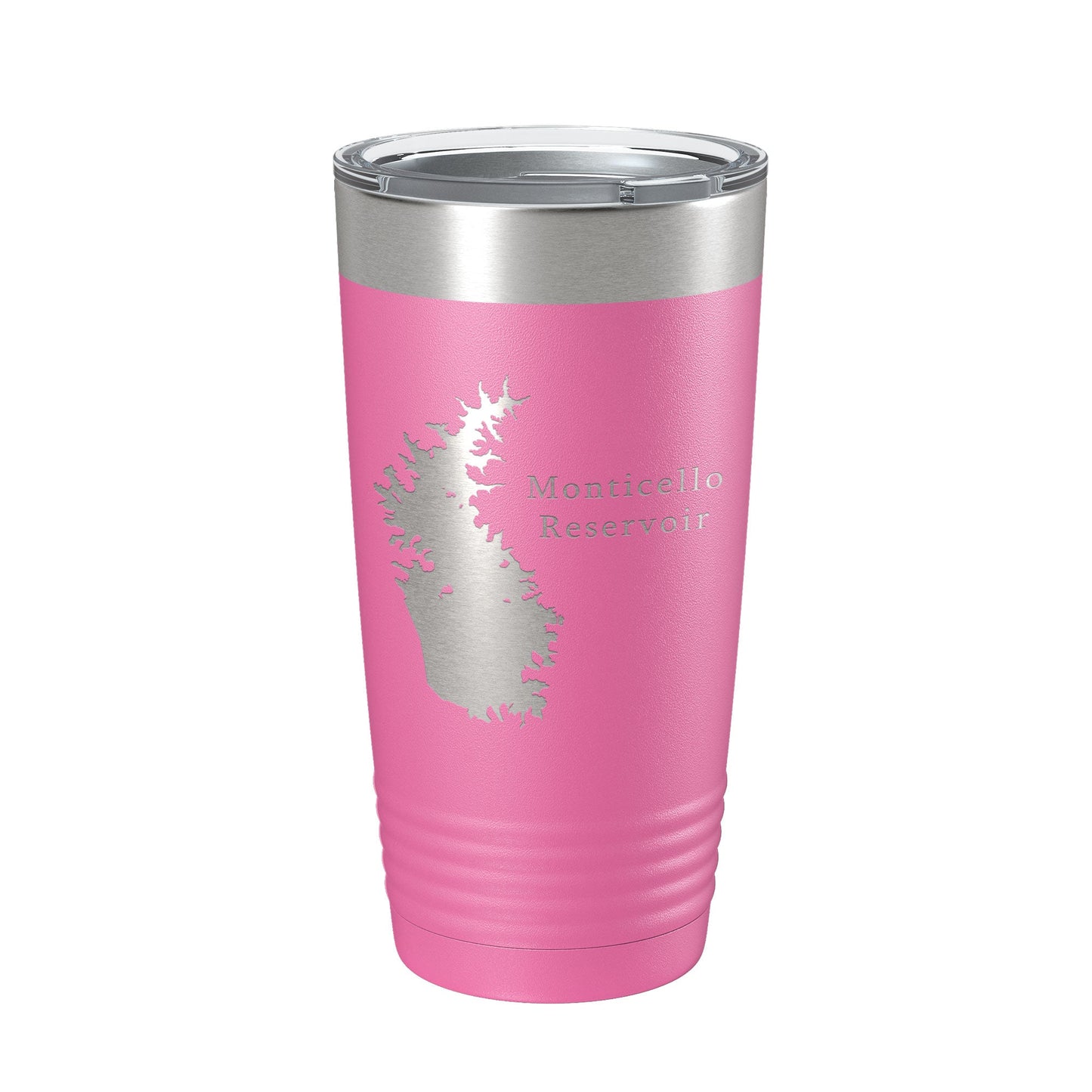Monticello Reservoir Tumbler Lake Map Travel Mug Insulated Laser Engraved Coffee Cup South Carolina 20 oz-11