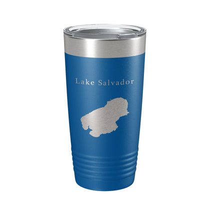 Lake Salvador Map Tumbler Travel Mug Insulated Laser Engraved Coffee Cup New Orleans Louisiana 20 oz-6
