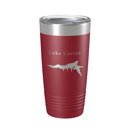 Lake Cortez Map Tumbler Travel Mug Insulated Laser Engraved Coffee Cup Hot Springs Village Arkansas 20 oz-18