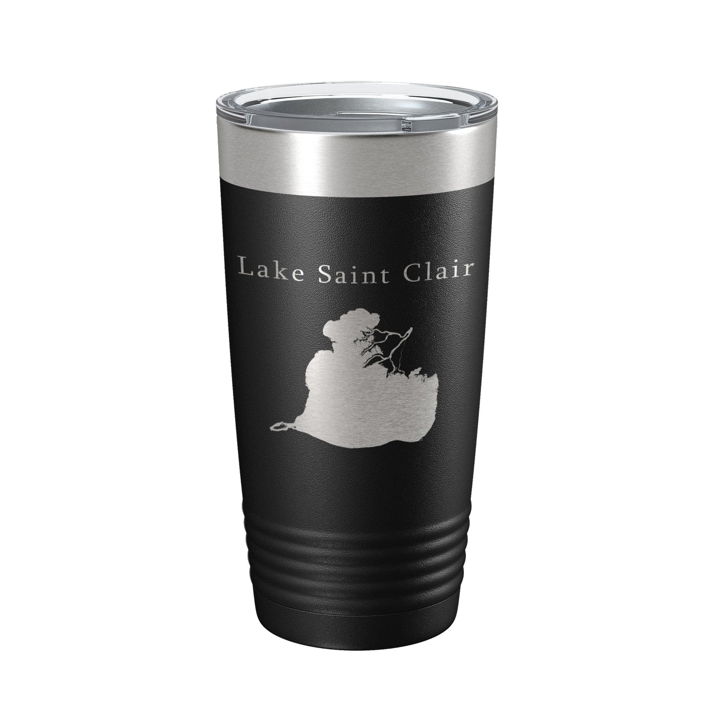 Lake Saint Clair Map Tumbler Travel Mug Insulated Laser Engraved Coffee Cup Michigan Ontario 20 oz-5