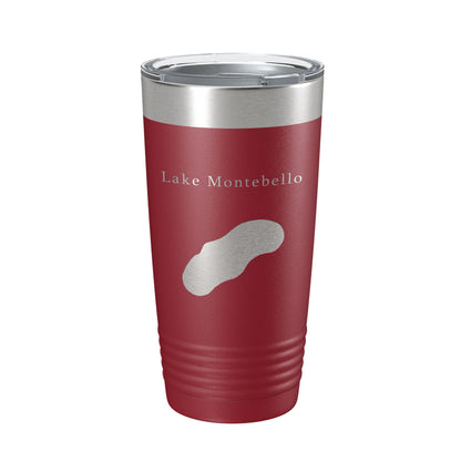 Lake Montebello Map Tumbler Travel Mug Insulated Laser Engraved Coffee Cup Maryland 20 oz-18