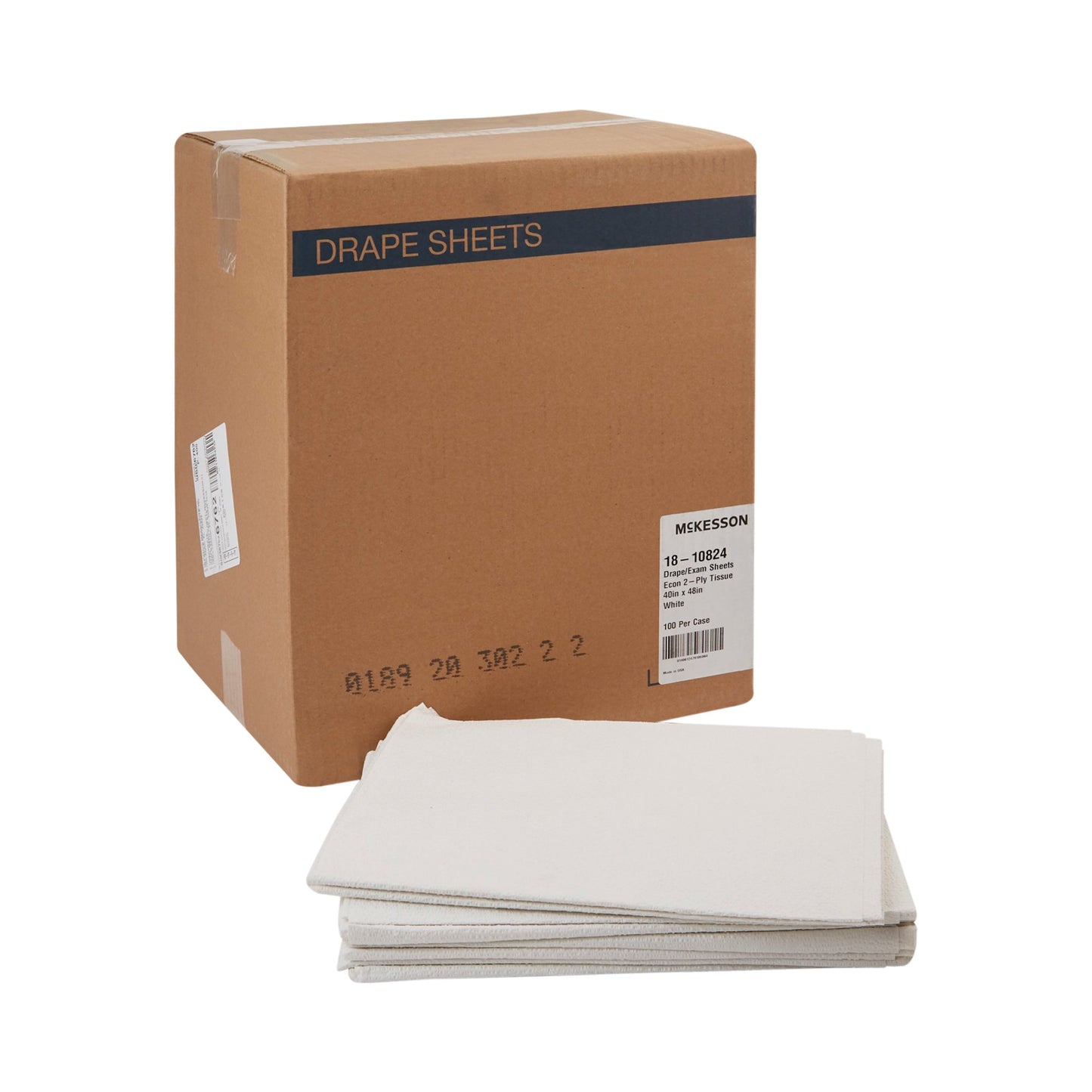 General Purpose Drape McKesson Physical Exam Drape 40 W X 48 L Inch NonSterile