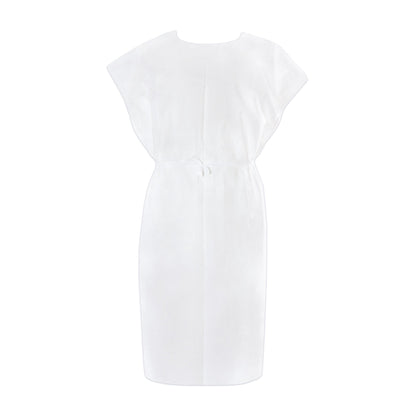 Patient Exam Gown McKesson One Size Fits Most White Disposable