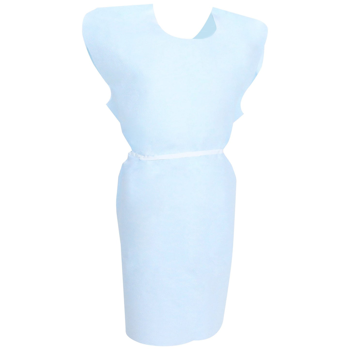 Patient Exam Gown McKesson One Size Fits Most Blue Disposable