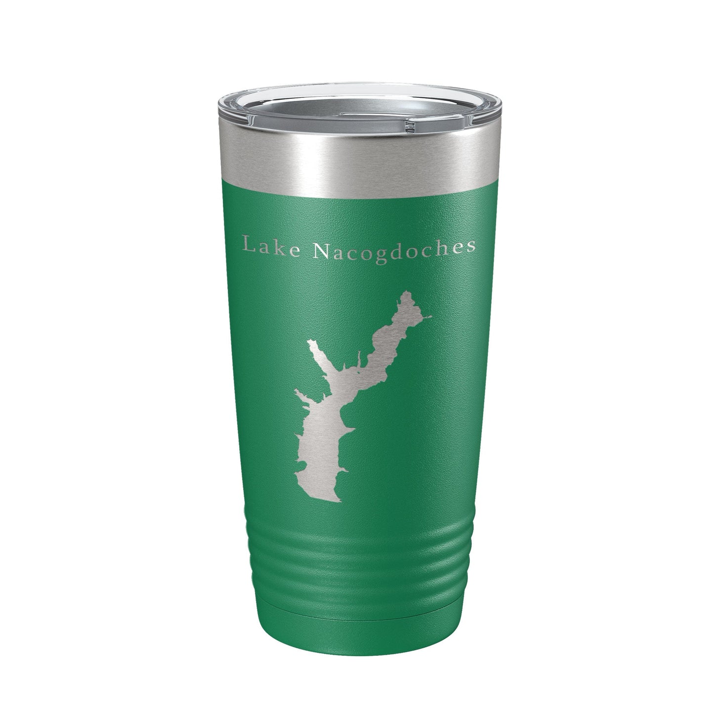 Lake Nacogdoches Map Tumbler Travel Mug Insulated Laser Engraved Coffee Cup Texas 20 oz-9