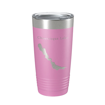 Chautauqua Lake Map Tumbler Travel Mug Insulated Laser Engraved Coffee Cup New York 20 oz-14