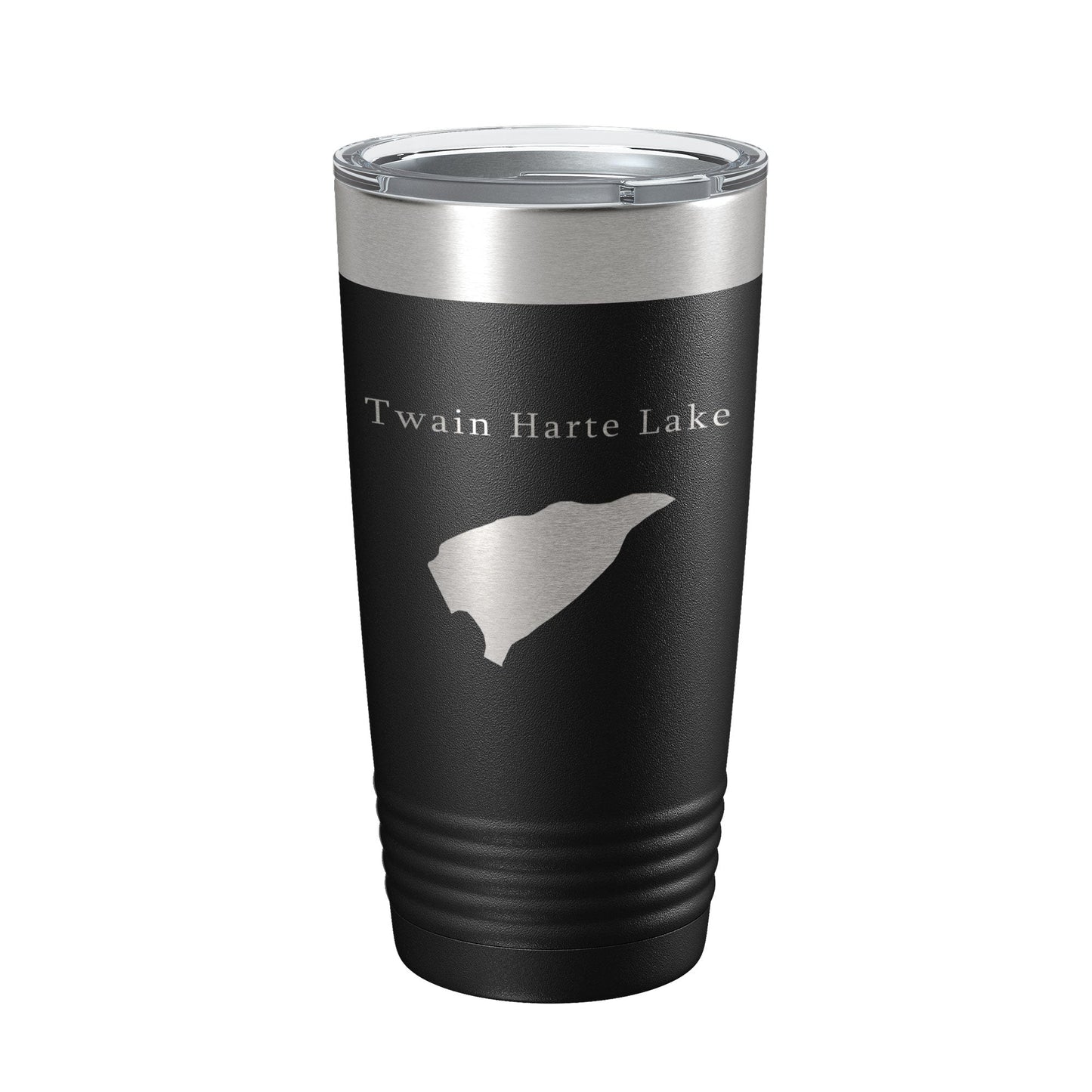 Twain Harte Lake Map Tumbler Travel Mug Insulated Laser Engraved Coffee Cup California 20 oz-5