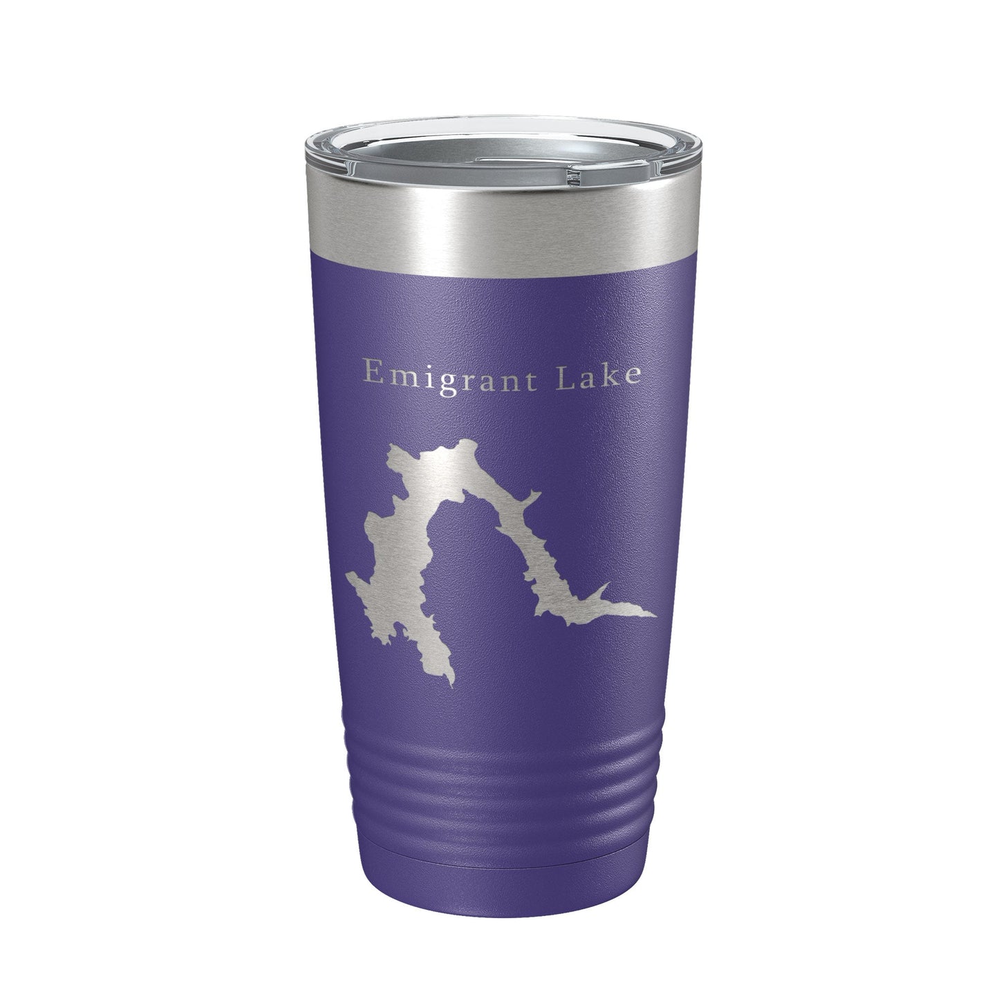 Emigrant Lake Map Tumbler Travel Mug Insulated Laser Engraved Coffee Cup Oregon 20 oz-15