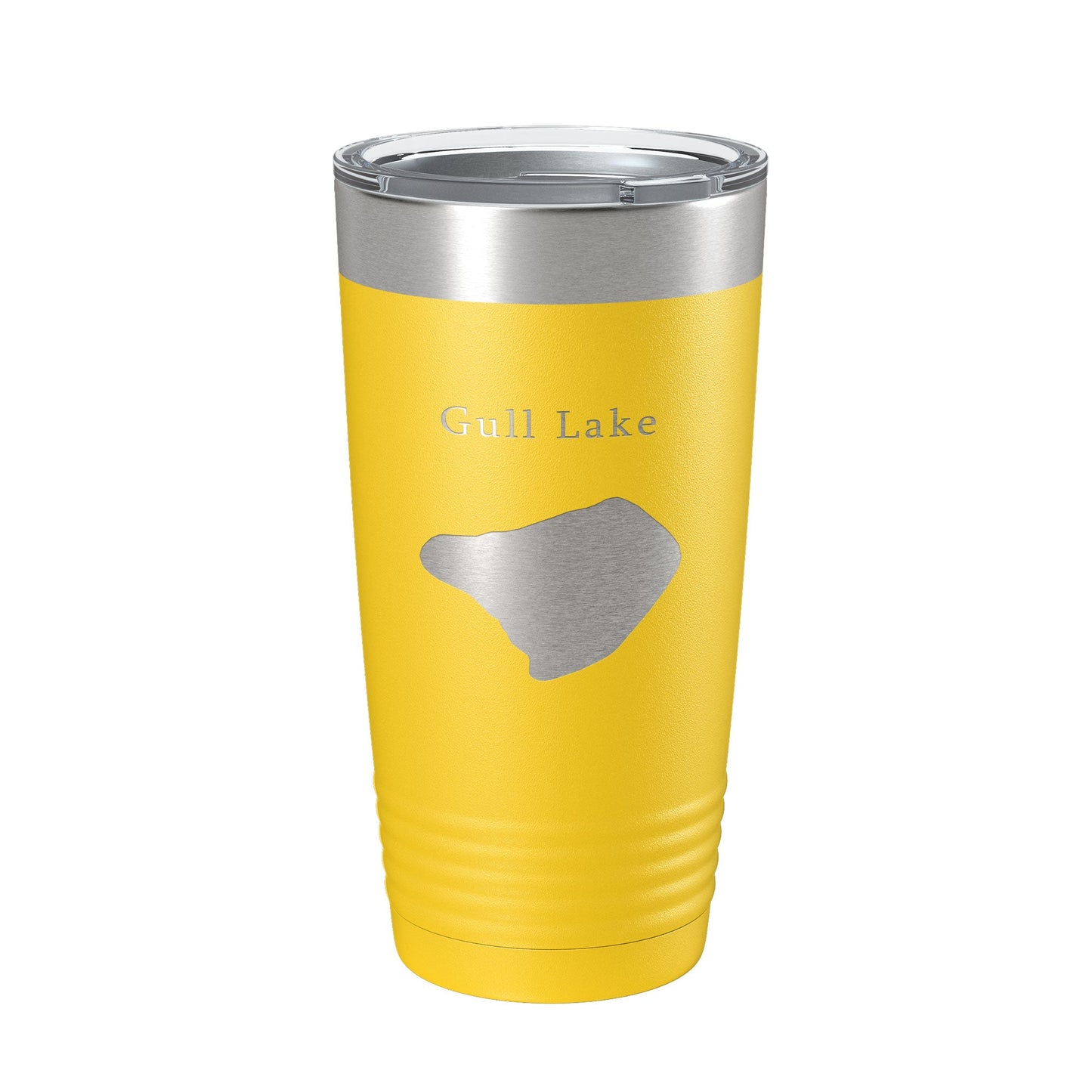 Gull Lake Map Tumbler Travel Mug Insulated Laser Engraved Coffee Cup California 20 oz-4