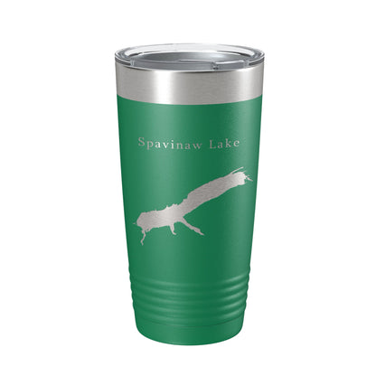 Spavinaw Lake Map Tumbler Travel Mug Insulated Laser Engraved Coffee Cup Oklahoma 20 oz-9