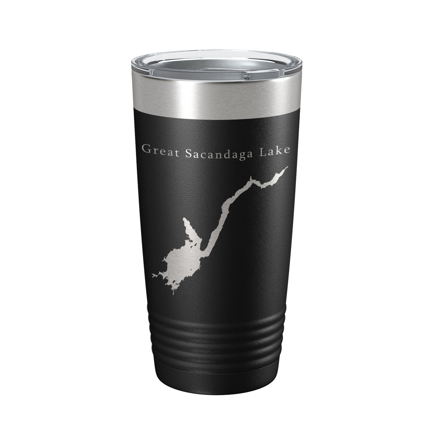Great Sacandaga Lake Map Tumbler Travel Mug Insulated Laser Engraved Coffee Cup New York 20 oz-5