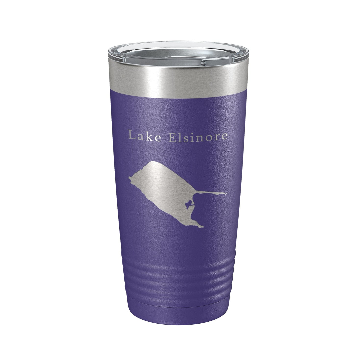 Lake Elsinore Map Tumbler Travel Mug Insulated Laser Engraved Coffee Cup California 20 oz-15