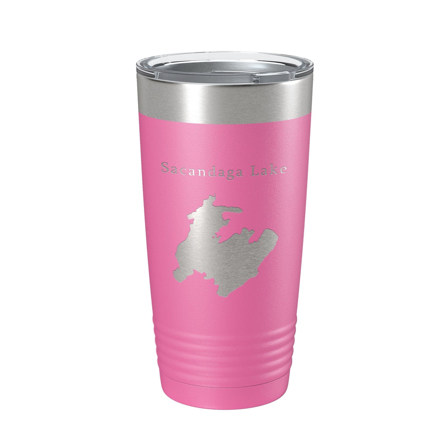 Sacandaga Lake Map Tumbler Travel Mug Insulated Laser Engraved Coffee Cup New York 20 oz-11