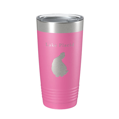 Lake Placid Map Tumbler Travel Mug Insulated Laser Engraved Coffee Cup Florida 20 oz-11