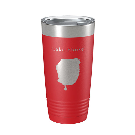 Lake Eloise Map Tumbler Travel Mug Insulated Laser Engraved Coffee Cup Florida 20 oz-10
