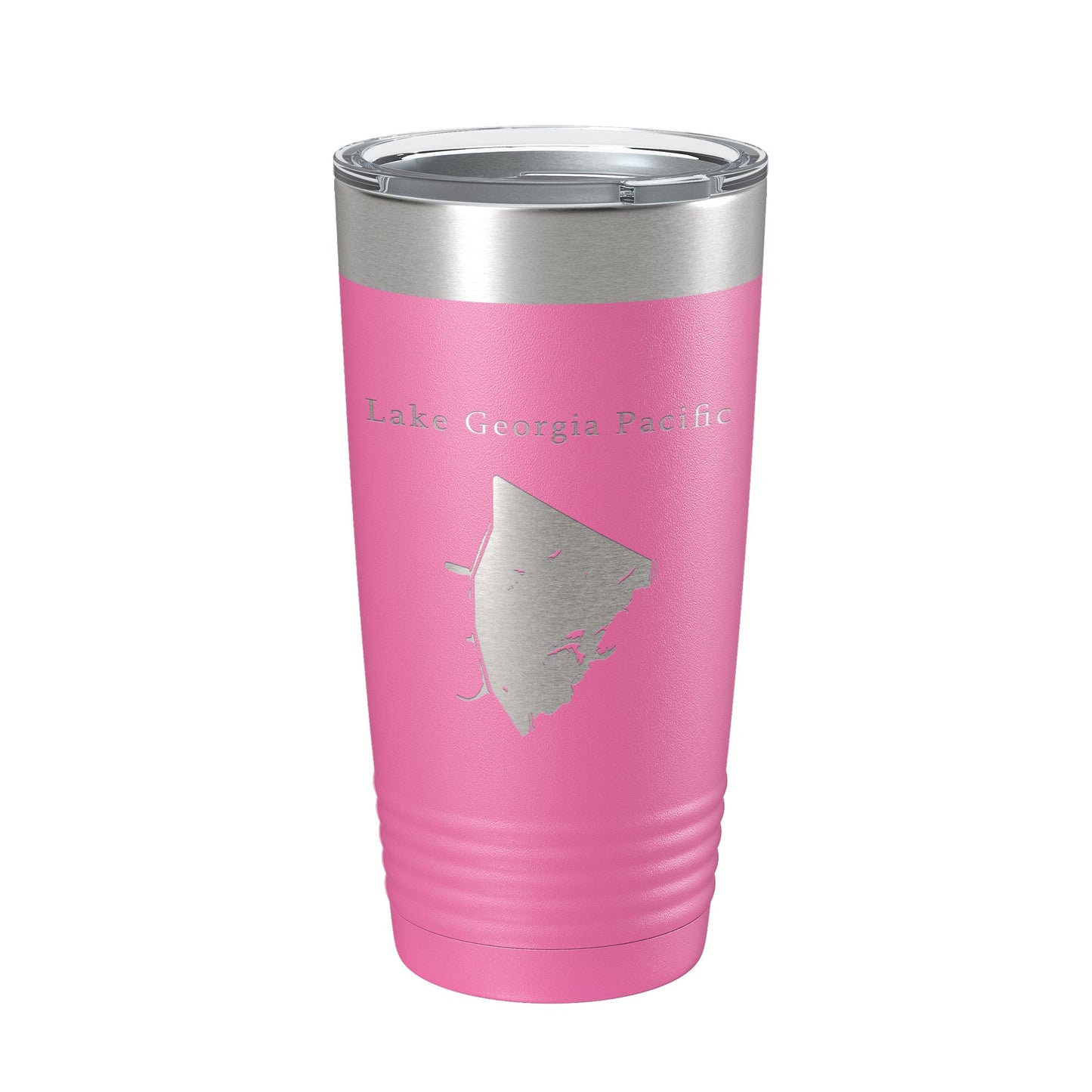 Lake Georgia Pacific Map Tumbler Travel Mug Insulated Laser Engraved Coffee Cup Arkansas 20 oz-11
