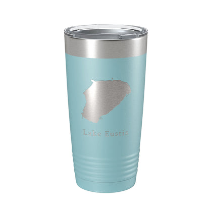 Lake Eustis Map Tumbler Travel Mug Insulated Laser Engraved Coffee Cup Florida 20 oz-13