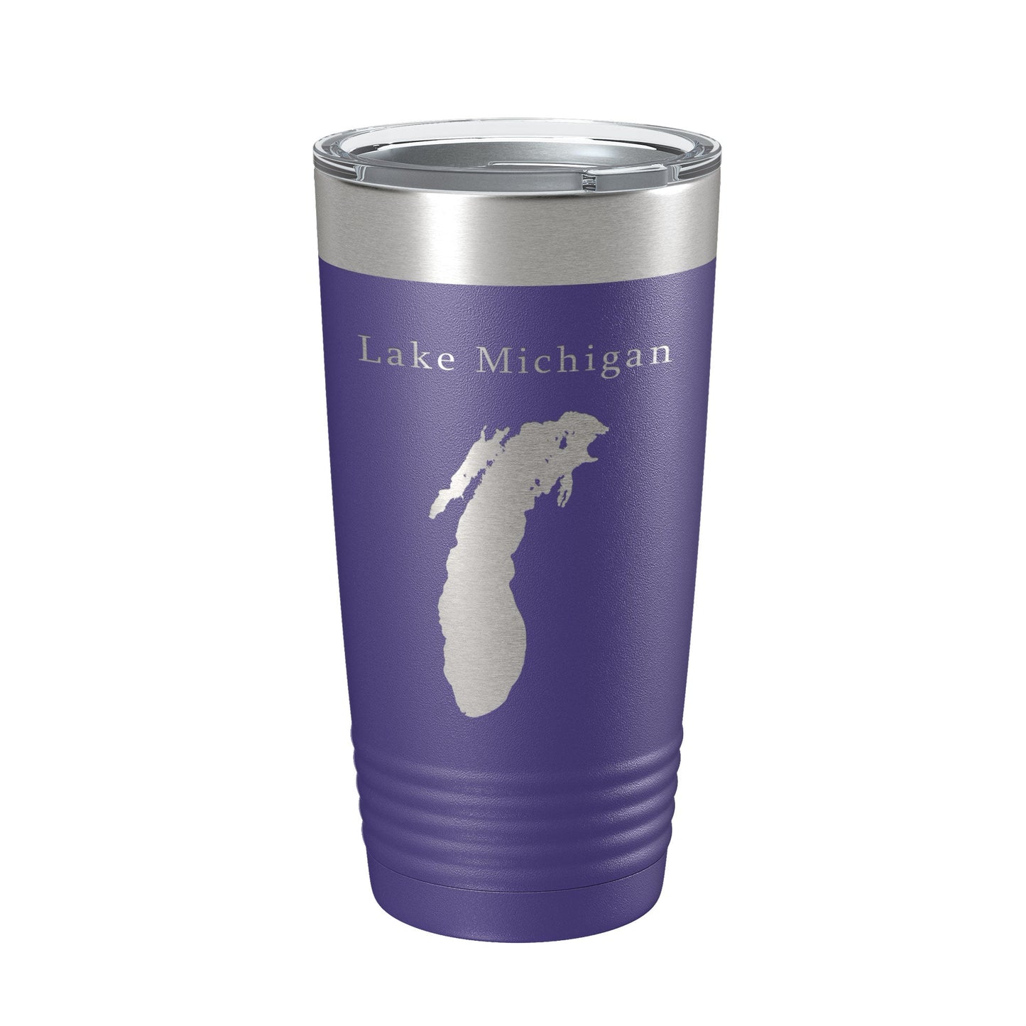 Lake Michigan Map Tumbler Travel Mug Insulated Laser Engraved Coffee Cup Illinois Wisconsin Indiana Michigan 20 oz-15