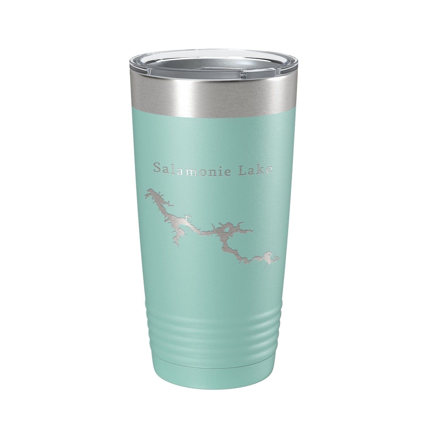 Salamonie Lake Map Tumbler Travel Mug Insulated Laser Engraved Coffee Cup Indiana 20 oz-12