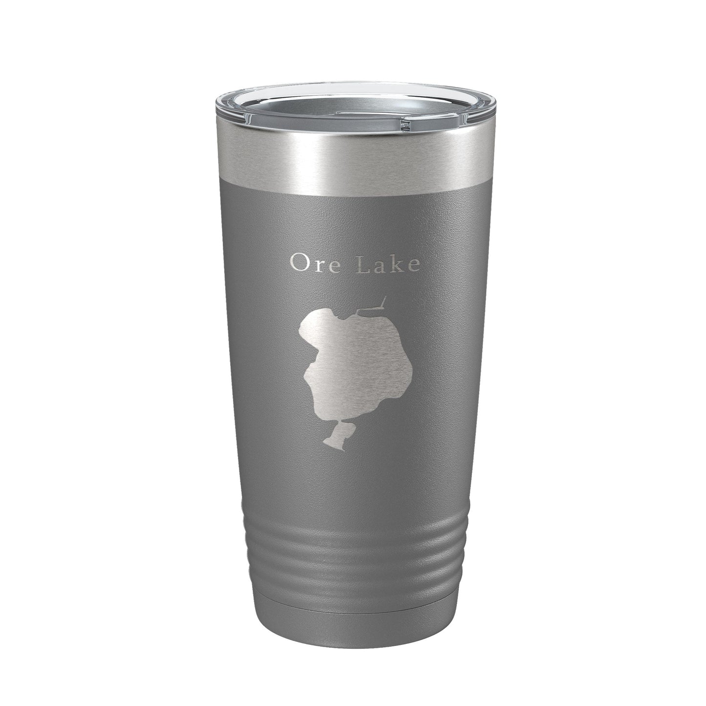 Ore Lake Map Tumbler Travel Mug Insulated Laser Engraved Coffee Cup Huron River Chain of Lakes Michigan 20 oz-16