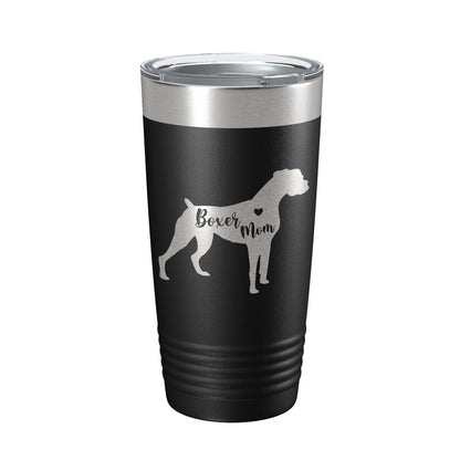 Boxer Mom Tumbler Dog Travel Mug Gift Insulated Laser Engraved Coffee Cup 20 oz-5