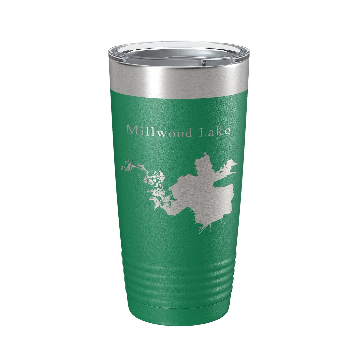 Millwood Lake Map Tumbler Travel Mug Insulated Laser Engraved Coffee Cup Arkansas 20 oz-9