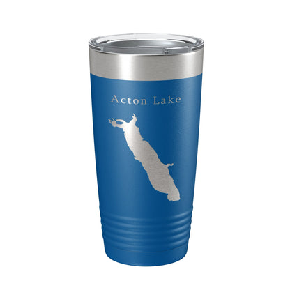 Acton Lake Hueston Woods Map Tumbler Travel Mug Insulated Laser Engraved Coffee Cup Ohio 20 oz-6