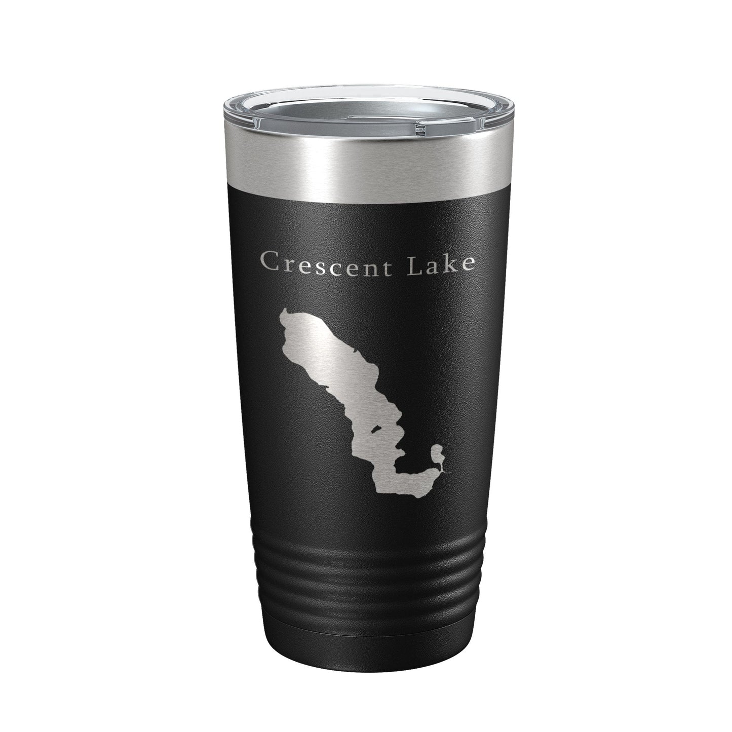 Crescent Lake Map Tumbler Travel Mug Insulated Laser Engraved Coffee Cup Florida 20 oz-5