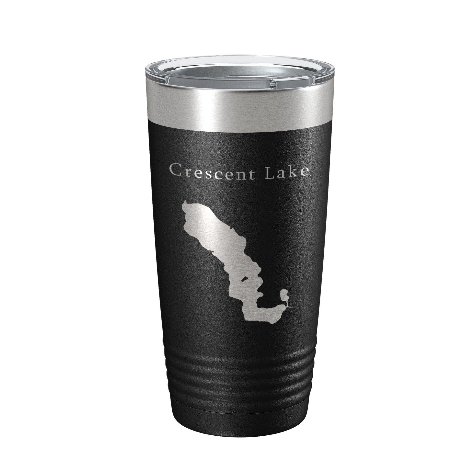 Crescent Lake Map Tumbler Travel Mug Insulated Laser Engraved Coffee Cup Florida 20 oz-5