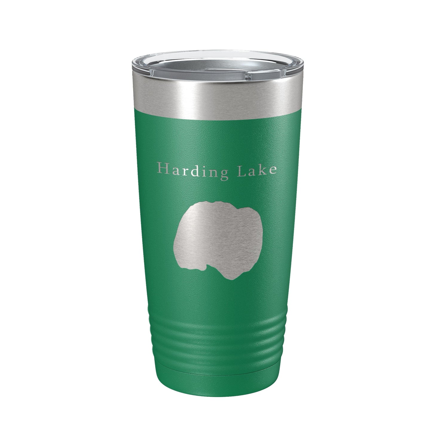 Harding Lake Map Tumbler Travel Mug Insulated Laser Engraved Coffee Cup Alaska 20 oz-9