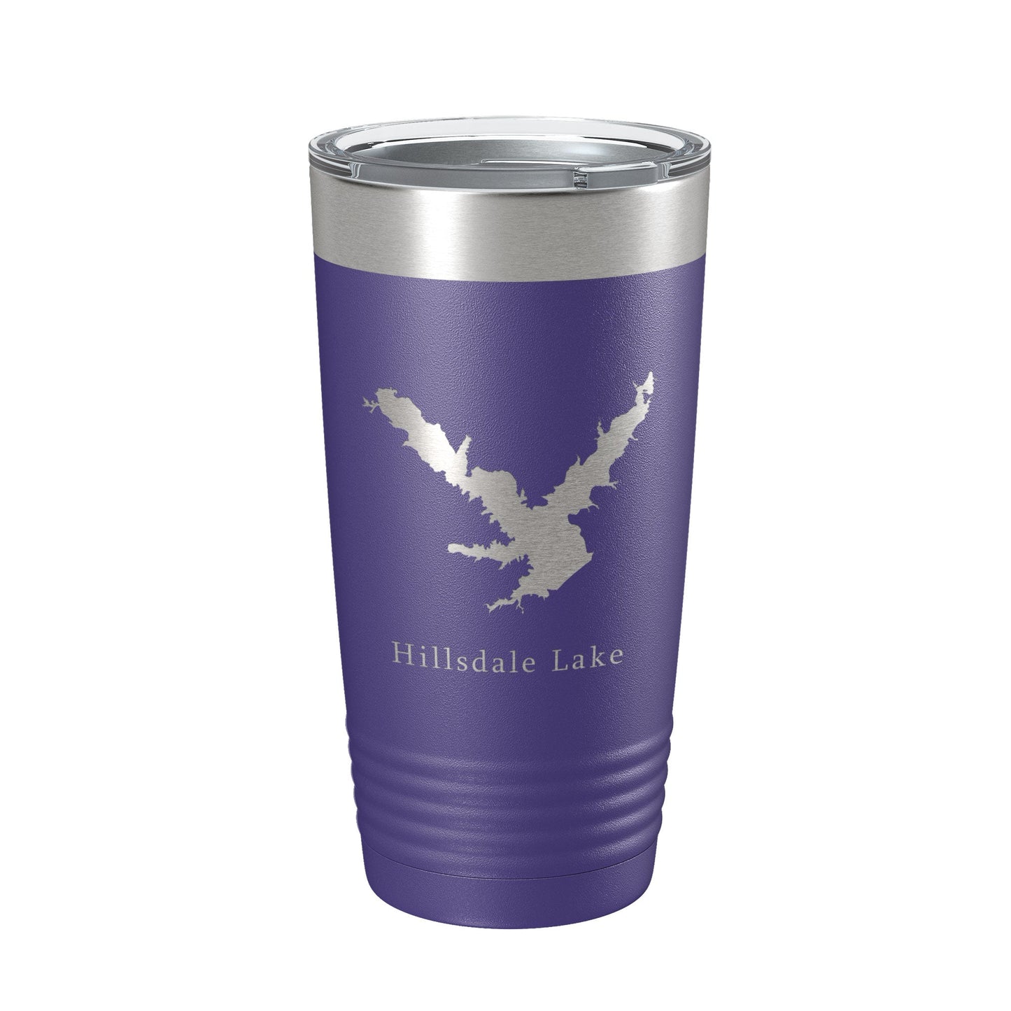 Hillsdale Lake Map Tumbler Travel Mug Insulated Laser Engraved Coffee Cup Kansas 20 oz-15