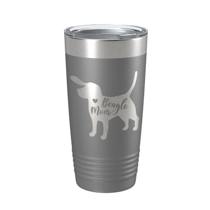 Beagle Mom Tumbler Dog Travel Mug Gift Insulated Laser Engraved Coffee Cup 20 oz-16