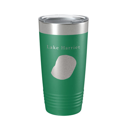 Lake Harriet Map Tumbler Travel Mug Insulated Laser Engraved Coffee Cup Minnesota 20 oz-9