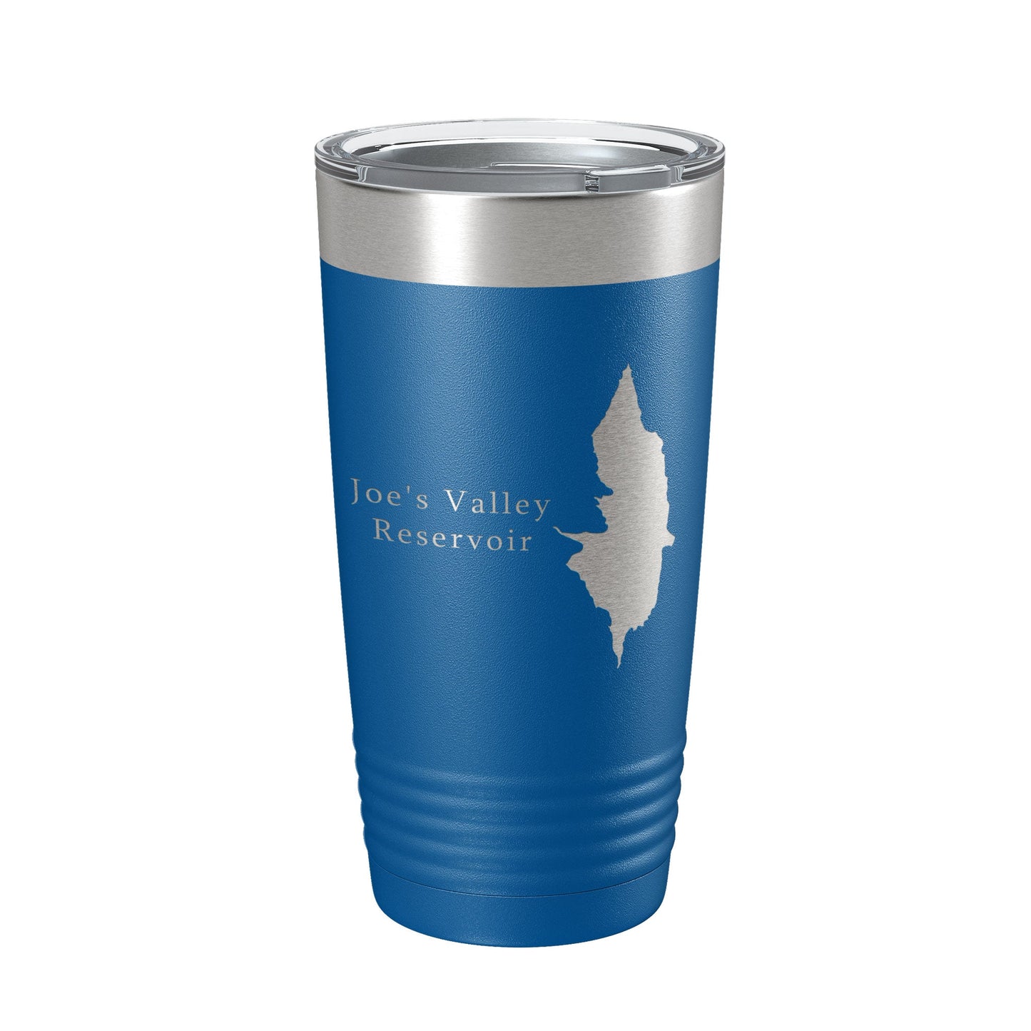 Joe's Valley Reservoir Tumbler Lake Map Travel Mug Insulated Laser Engraved Coffee Cup Utah 20 oz-6