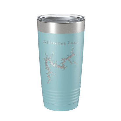 Allatoona Lake Map Tumbler Travel Mug Insulated Laser Engraved Coffee Cup Georgia 20 oz-13