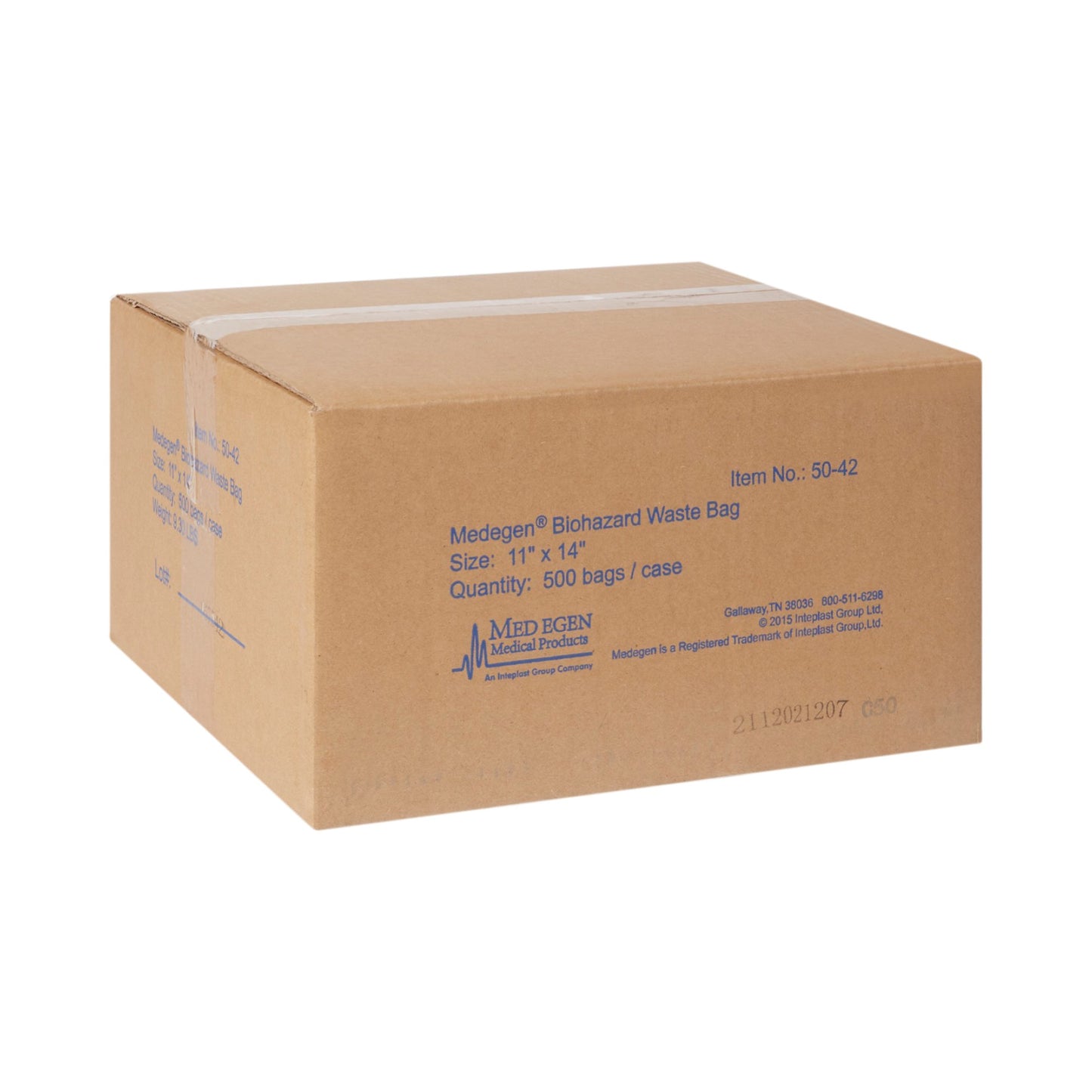 Biohazard Waste Bag McKesson 1 to 3 gal. Red Polyethylene 11 X 14 Inch