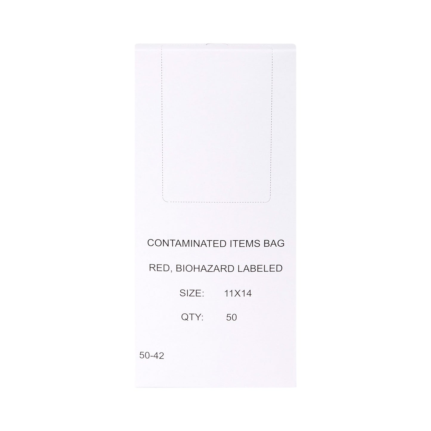 Biohazard Waste Bag McKesson 1 to 3 gal. Red Polyethylene 11 X 14 Inch