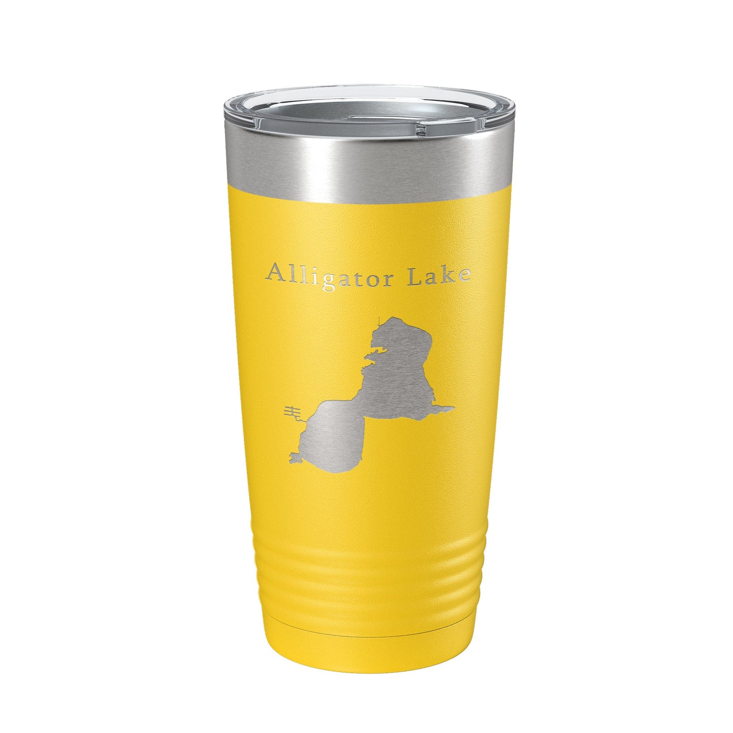 Alligator Lake Map Tumbler Travel Mug Insulated Laser Engraved Coffee Cup Osceola Kissimmee Florida 20 oz-19