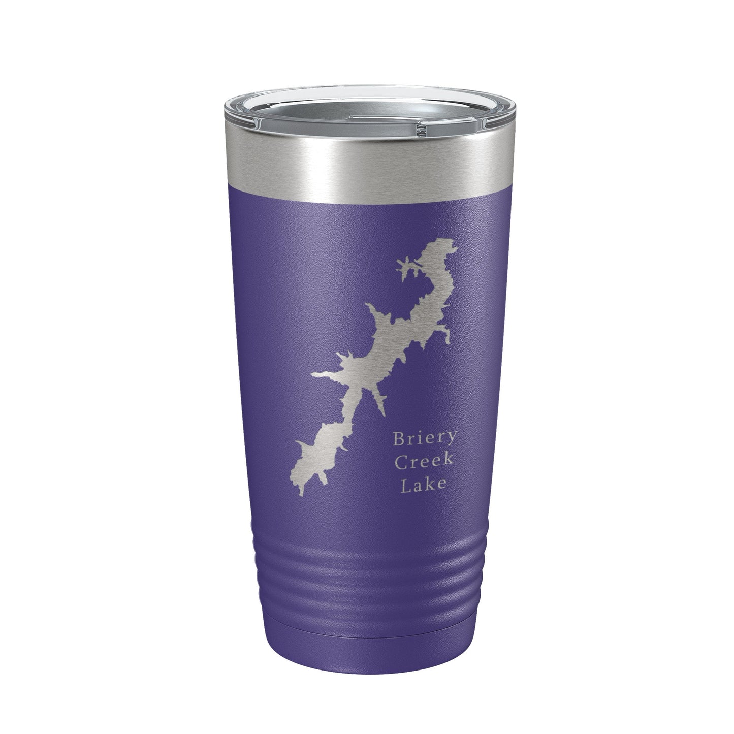 Briery Creek Lake Map Tumbler Travel Mug Insulated Laser Engraved Coffee Cup Virginia 20 oz-15