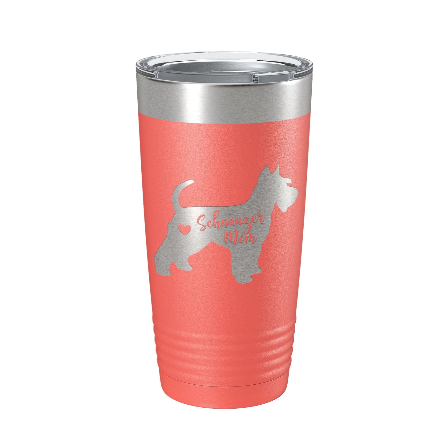Schnauzer Mom Tumbler Dog Travel Mug Gift Insulated Laser Engraved Coffee Cup 20 oz-20