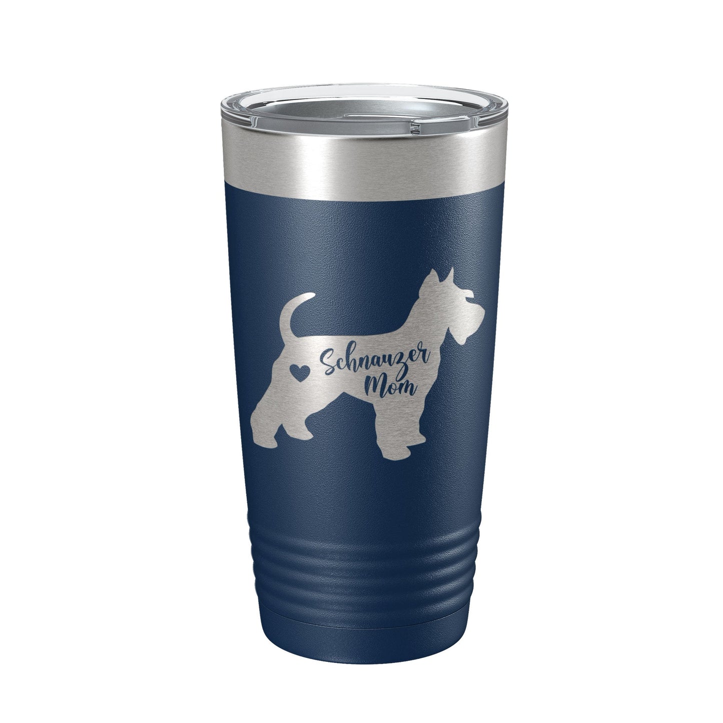 Schnauzer Mom Tumbler Dog Travel Mug Gift Insulated Laser Engraved Coffee Cup 20 oz-8