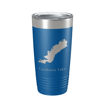 Catahoula Lake Map Tumbler Travel Mug Insulated Laser Engraved Coffee Cup Louisiana 20 oz-6
