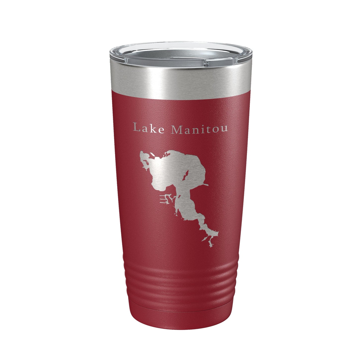 Lake Manitou Map Tumbler Travel Mug Insulated Laser Engraved Coffee Cup Indiana 20 oz-18