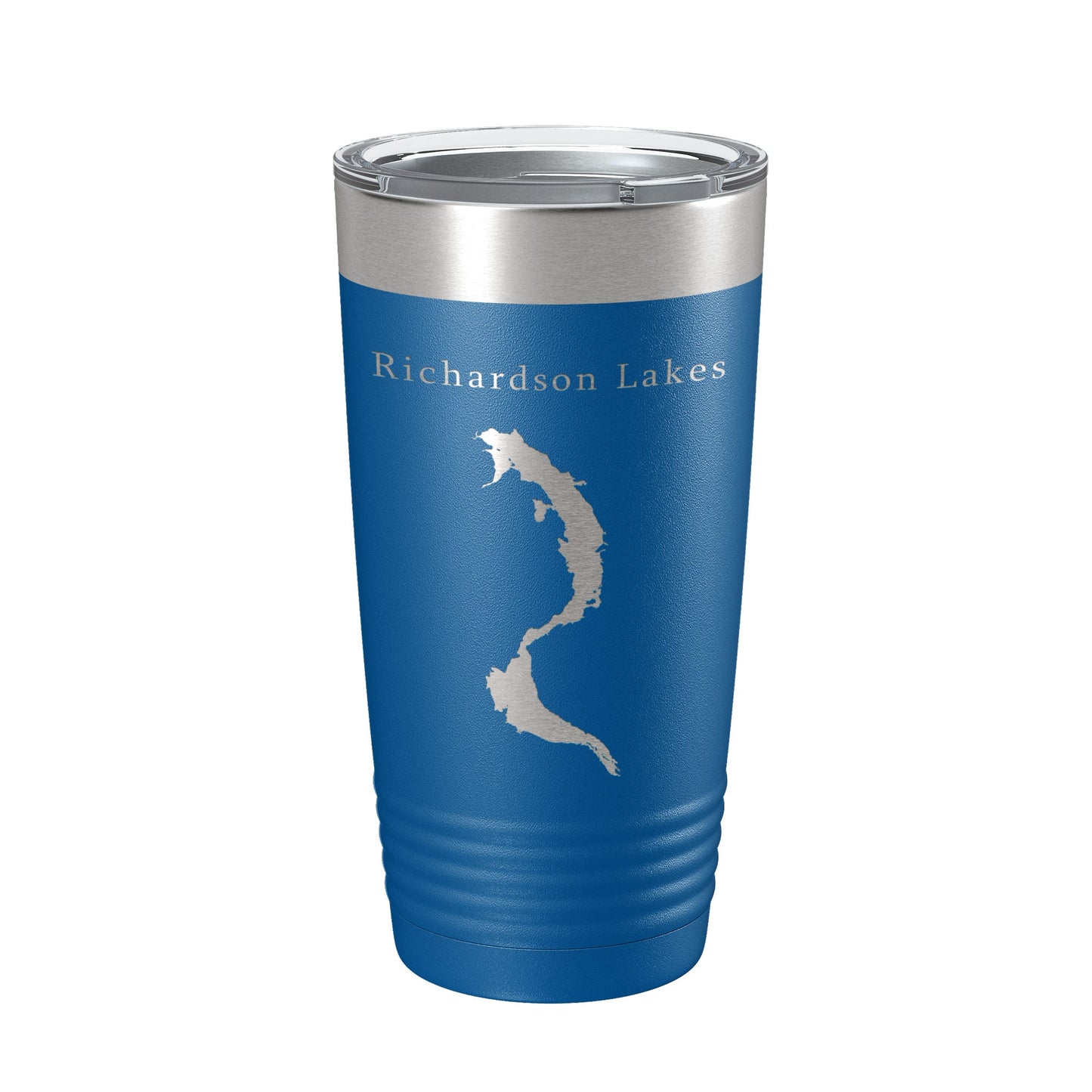 Richardson Lakes Map Tumbler Travel Mug Insulated Laser Engraved Coffee Cup Maine 20 oz-6
